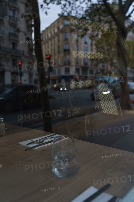 Paris, restaurant fermé pour cause de pandémie Covid-19