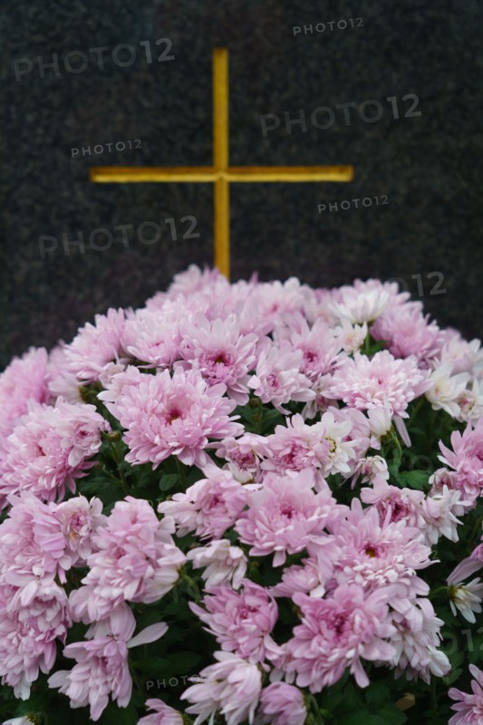 Paris, Montparnasse Cemetery at All Saints' Day