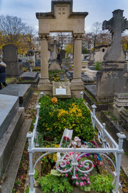 Paris, cimetière du Montparnasse, tombe de Guy de Montparnasse