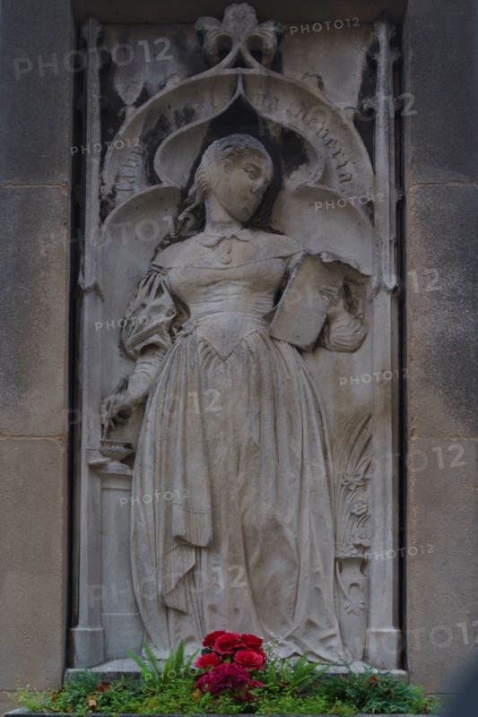 Paris, Montparnasse cemetery at All Saints' Day