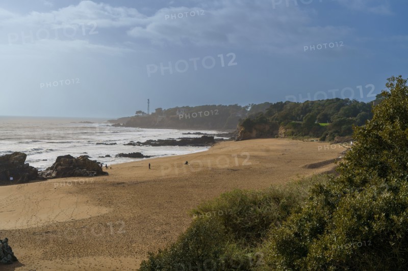 Plage de la Courance à Saint-Marc-sur-Mer, Loire-Atlantique