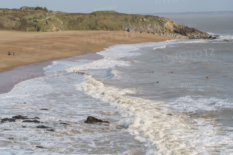 Plage de la Courance à Saint-Marc-sur-Mer, Loire-Atlantique