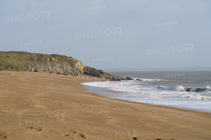 Beach of la Courance in Saint-Marc-sur-Mer, Loire-Atlantique