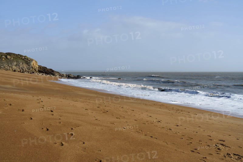 Beach of la Courance in Saint-Marc-sur-Mer, Loire-Atlantique