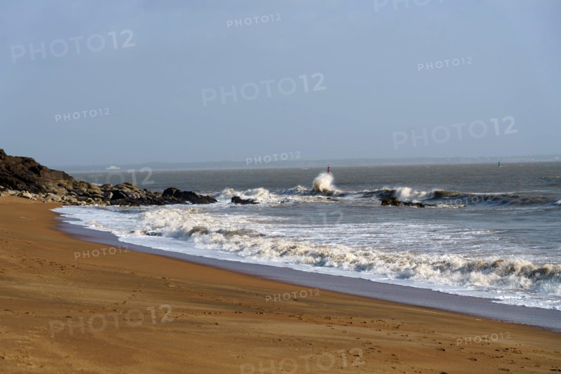 Beach of la Courance in Saint-Marc-sur-Mer, Loire-Atlantique