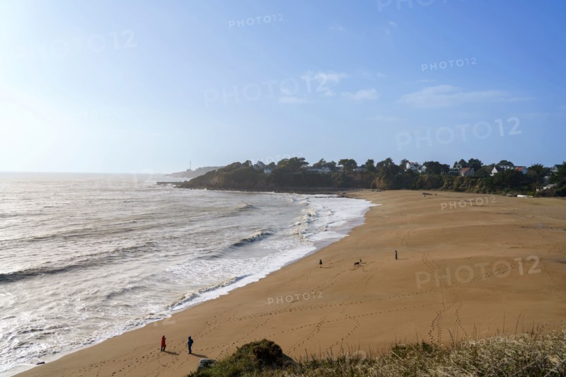 Plage de la Courance à Saint-Marc-sur-Mer, Loire-Atlantique