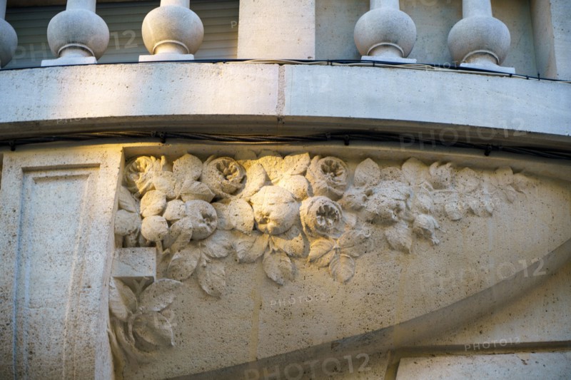 Reims, ornement de balcon