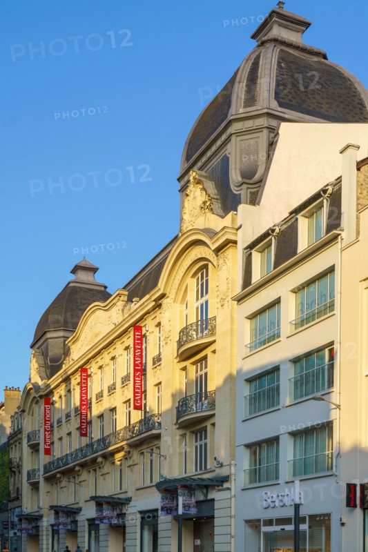 Facade of the Galeries Lafayette in Reims