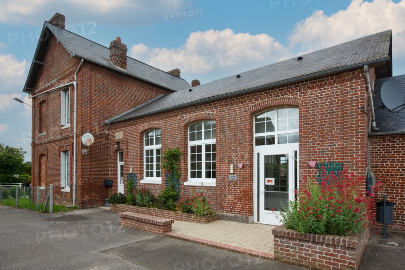 Former school in Gonnetot, now the town hall