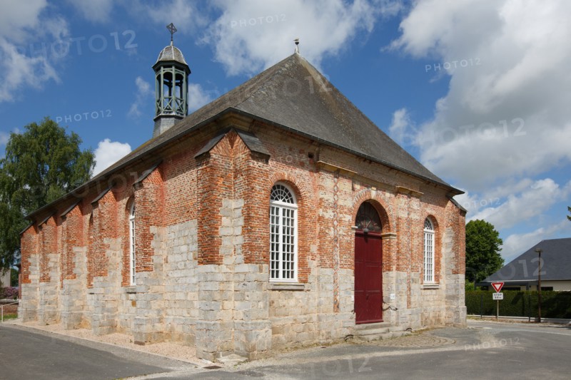 Protestant church in Luneray