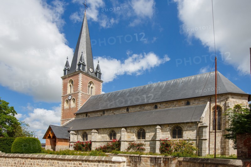 The church in Luneray