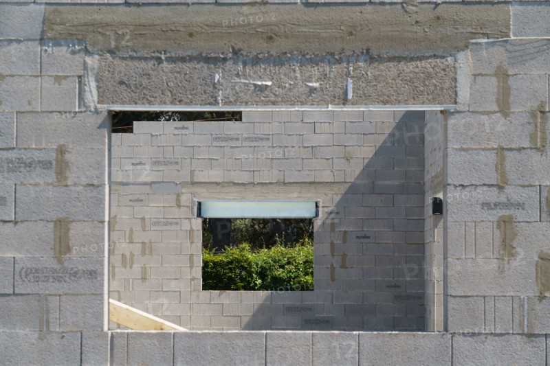 House under construction in Quiberville-sur-mer