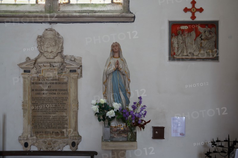 The church of Saint-Victor l'Abbaye