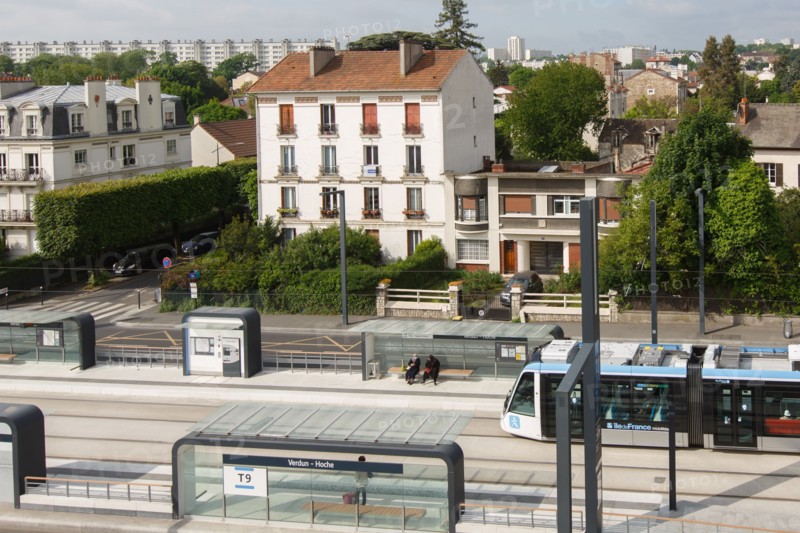 Tramway station in Choisy-le-Roi
