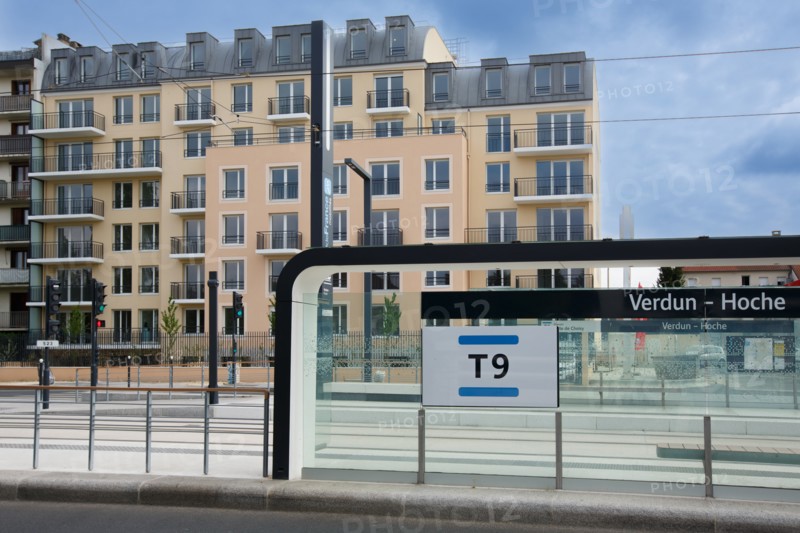 Tramway station in Choisy-le-Roi