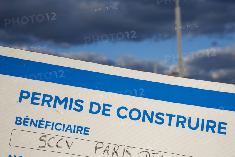 Building permit sign