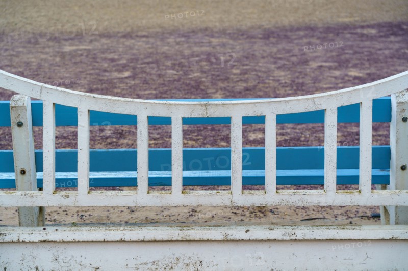 Trouville, fence and park bench