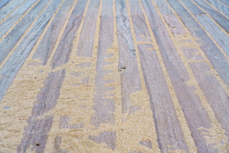 Trouville, beach boards