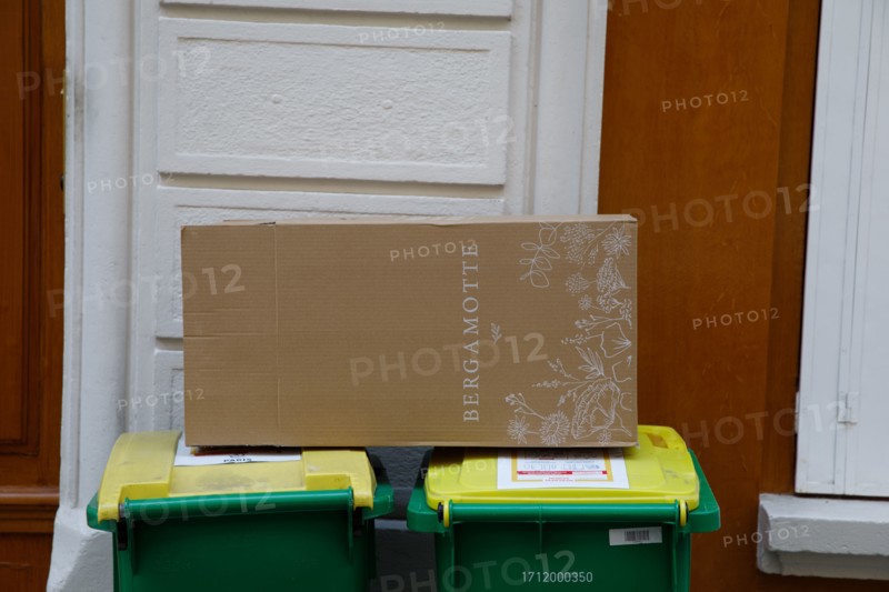 Recycling bin, Paris