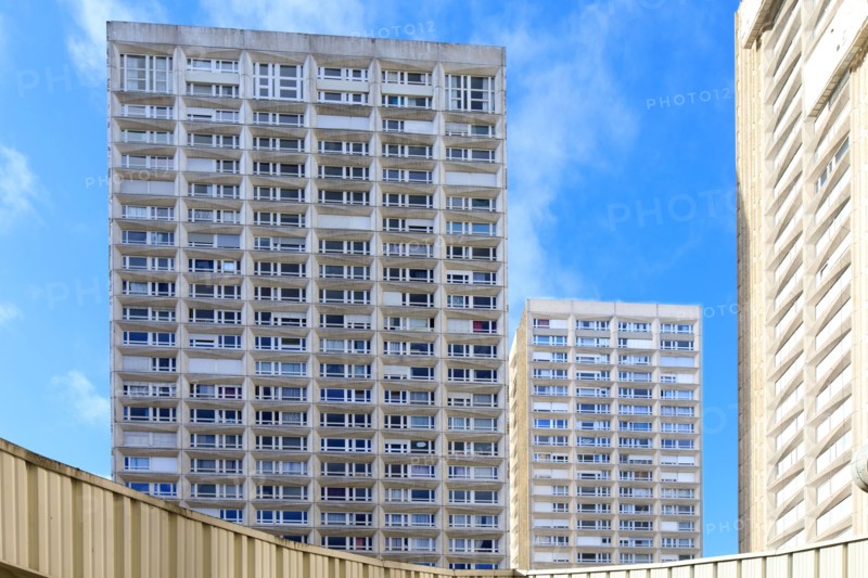 Paris, esplanade of Les Olympiades