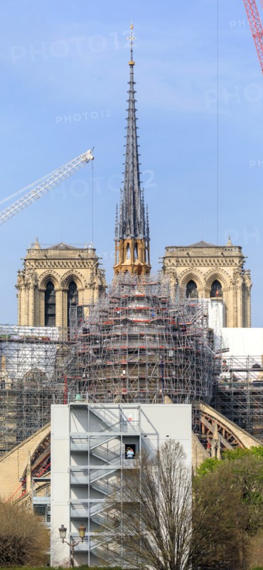 Paris, the new spire of Notre-Dame de Paris is installed