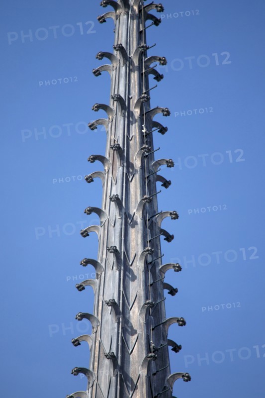 Paris, the new spire of Notre-Dame de Paris is installed