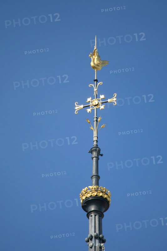 Paris, pose de la nouvelle flèche de Notre-Dame de Paris