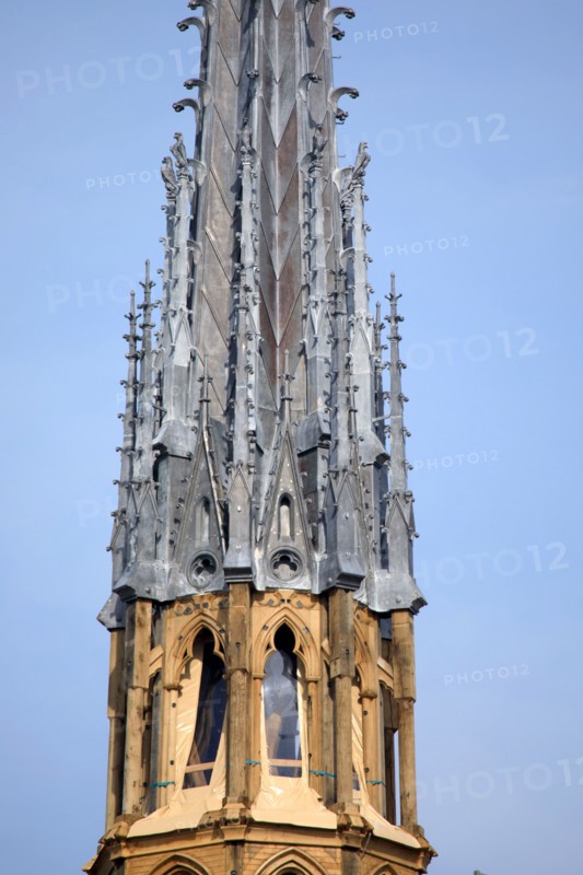 Paris, the new spire of Notre-Dame de Paris is installed