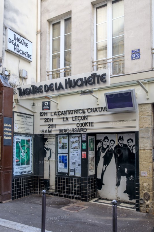 Paris, théâtre de la Huchette