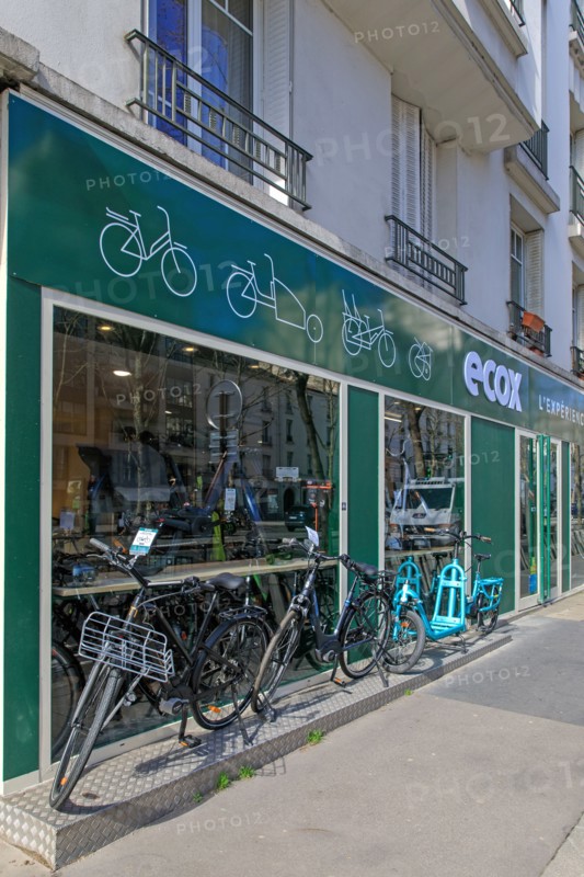 Paris, electric bike shop