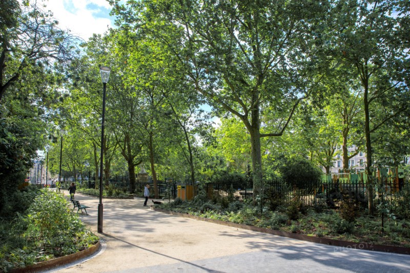 Public park in Paris