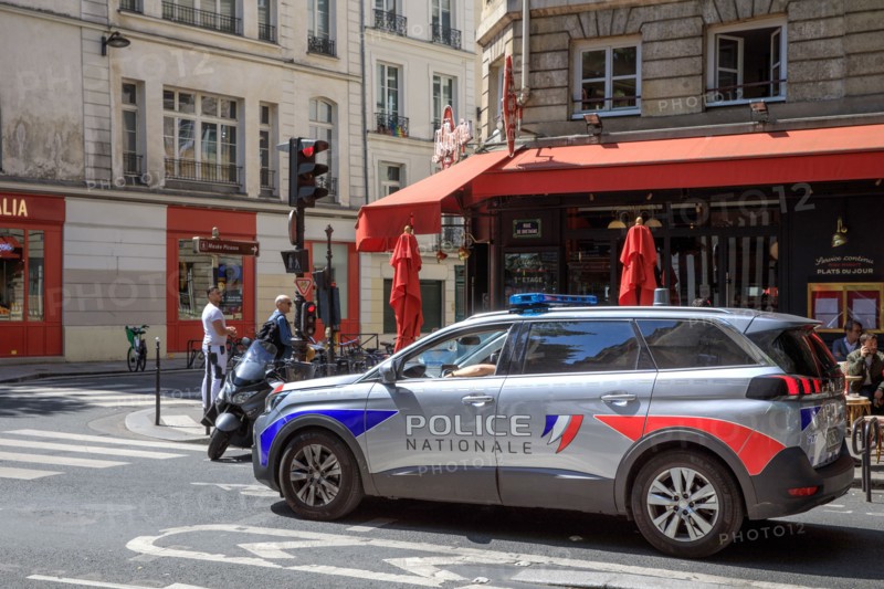 French 'Police Nationale' vehicle, Paris
