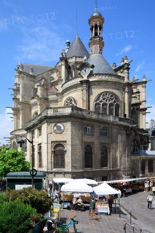 Chevet de L'Église Saint Eustache, Paris