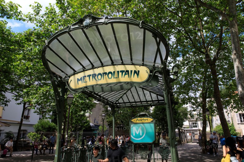 Paris, Abbesses metro exit/entrance