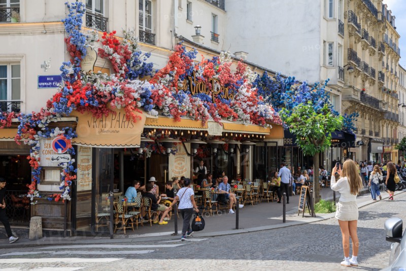 Paris, café Le Vrai Paris