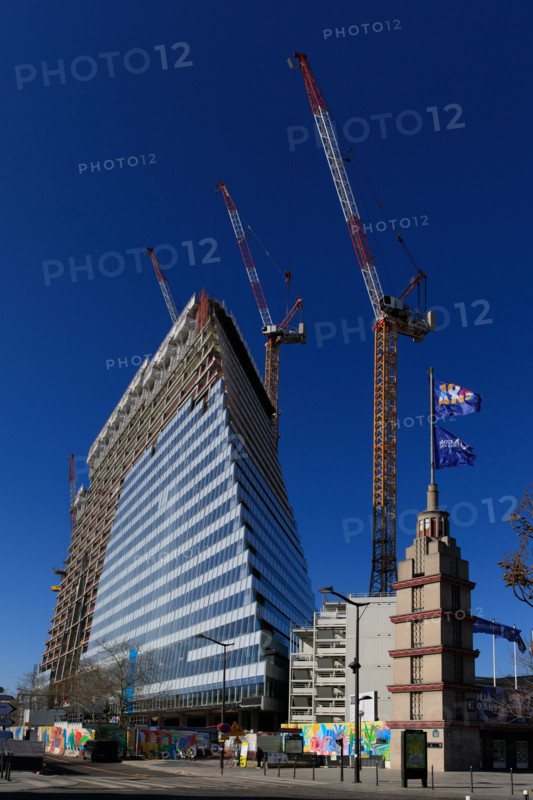 Paris, the Tour Triangle construction site