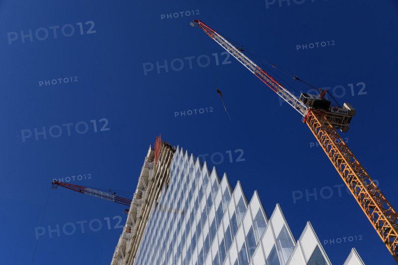 Paris, chantier de la Tour Triangle