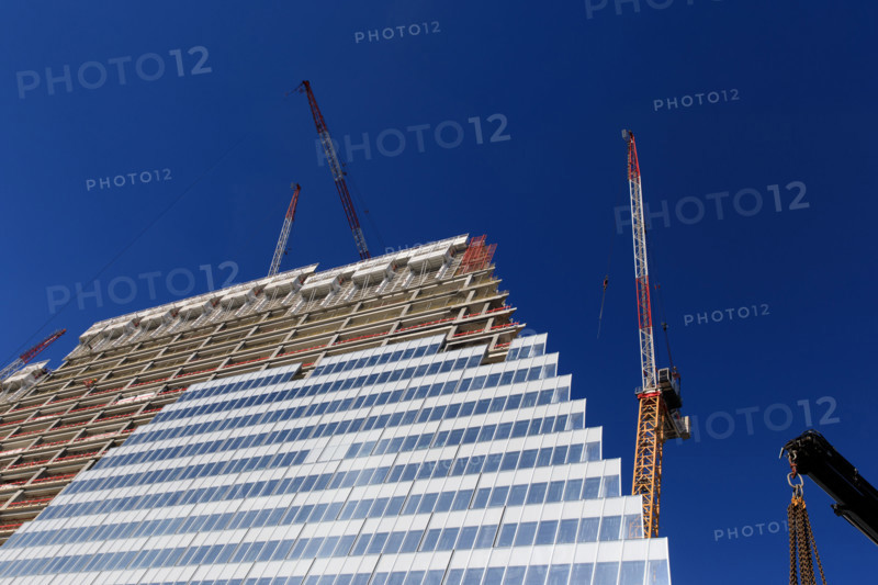 Paris, the Tour Triangle construction site
