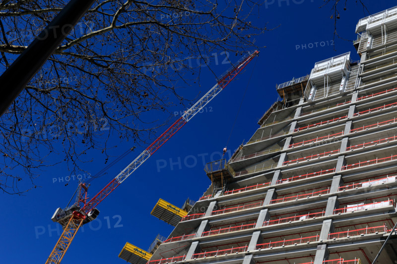 Paris, the Tour Triangle construction site