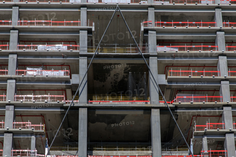 Paris, chantier de la Tour Triangle