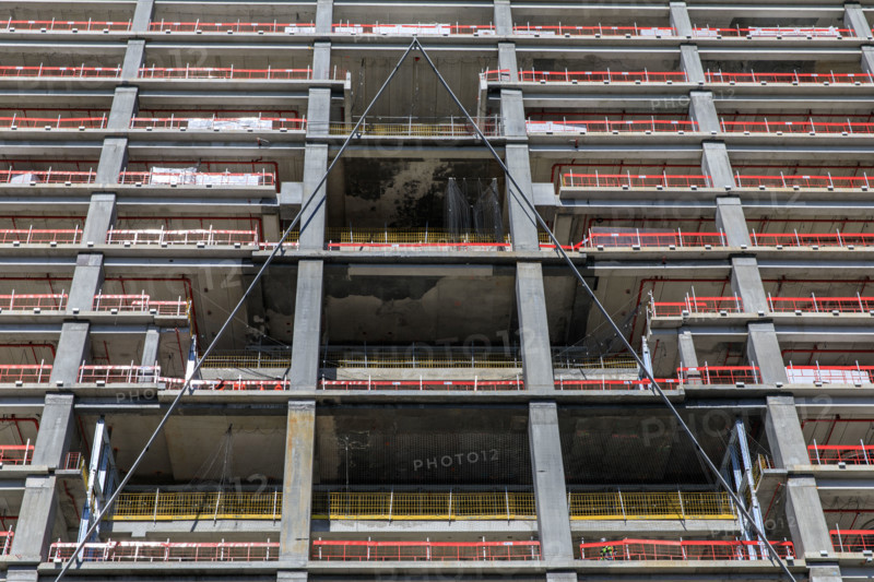 Paris, chantier de la Tour Triangle