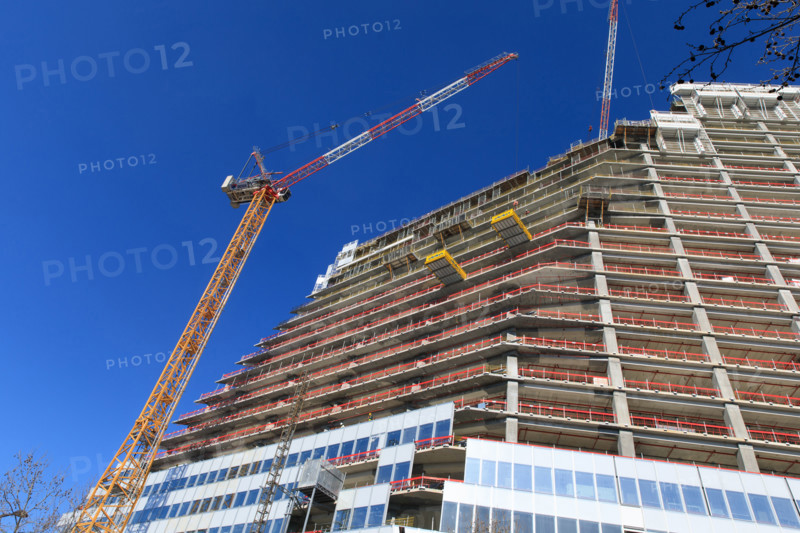 Paris, the Tour Triangle construction site