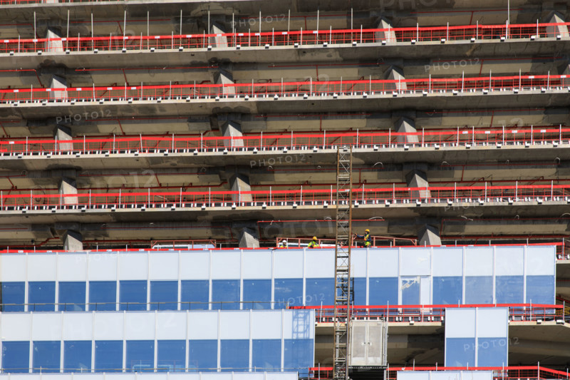 Paris, the Tour Triangle construction site