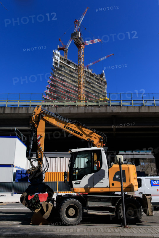 Paris, the Tour Triangle construction site