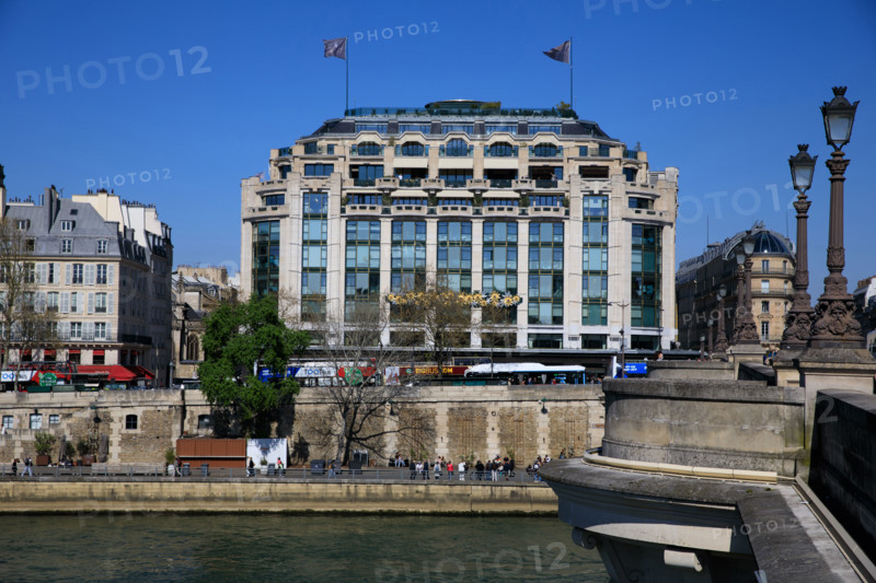 France, région Ile de France, Paris 1er arrondissement, Pont Neuf, la Samaritaine,