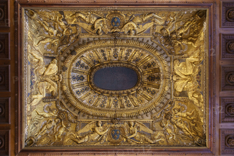 Paris, Louvre Museum, bedroom of King Louis XIV