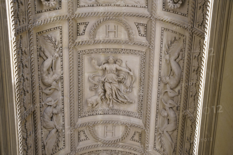 Paris, Musée du Louvre, escalier Henri II