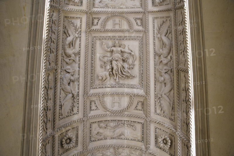 Paris, Musée du Louvre, escalier Henri II