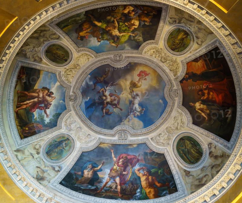 Paris, Louvre Museum, the Rotonde d'Apollon