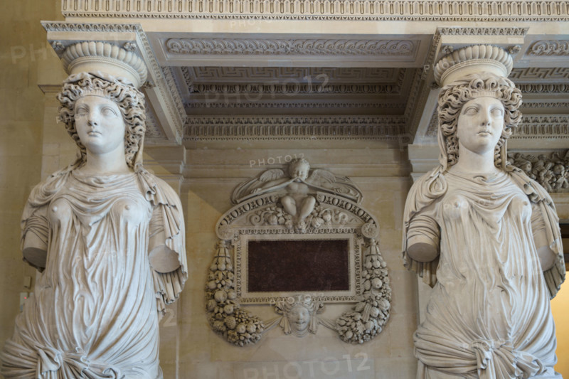 Paris, Louvre Museum, the Salle des Cariatides